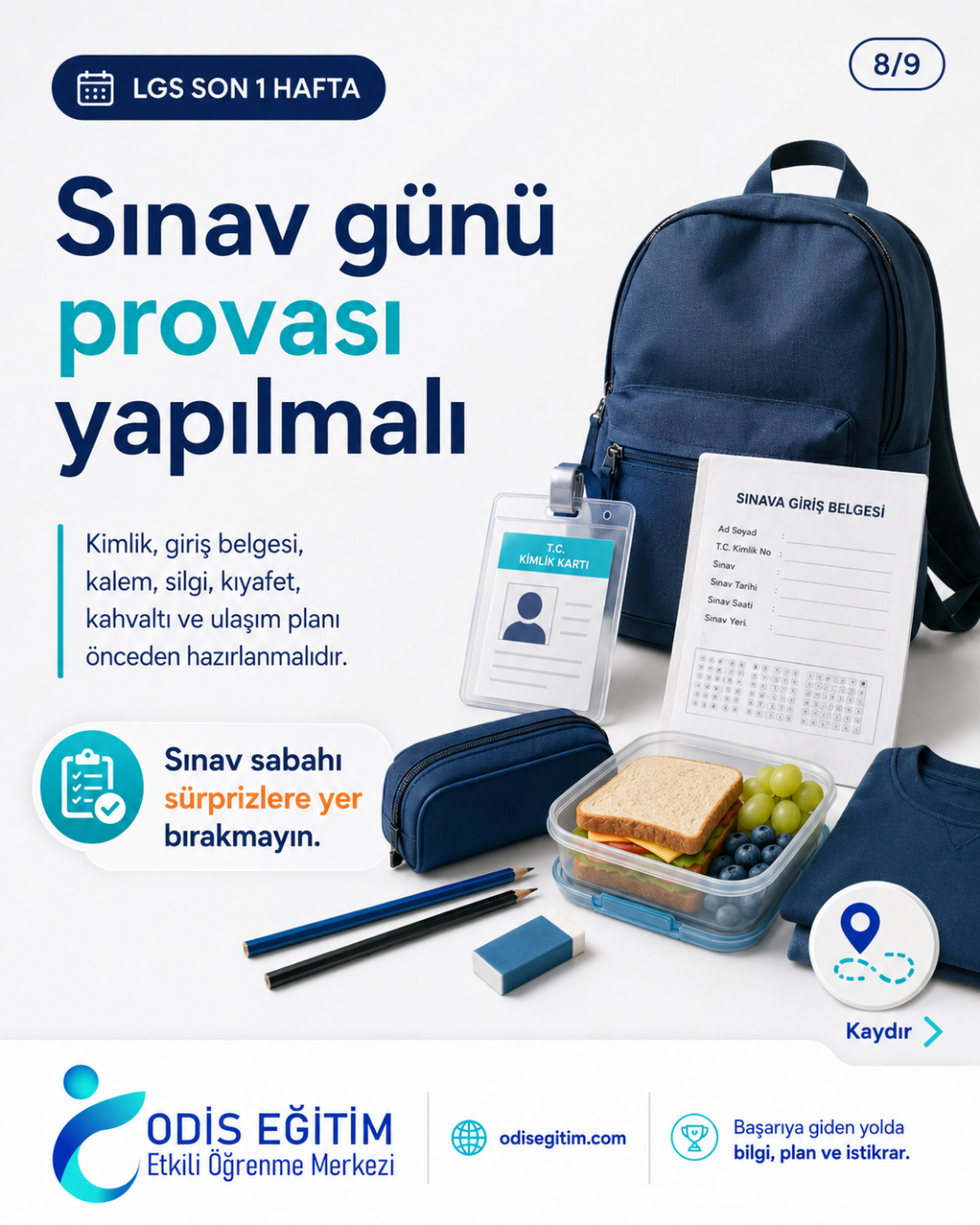 LGS sınav günü provası